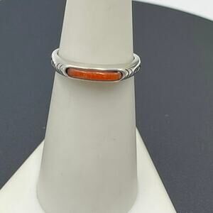 Carolyn Pollack RELIOS‎ Retired
Sterling Silver 925 Crushed Coral Stackable Ring